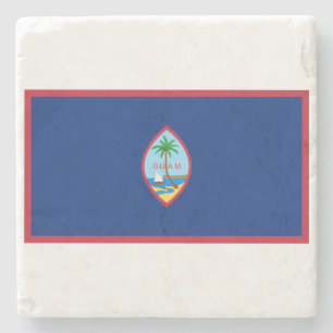 Guam Flag Stone Coaster