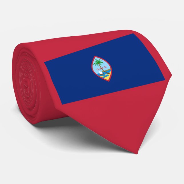 Guam Flag Tie (Rolled)