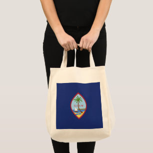 Guam flag tote bag