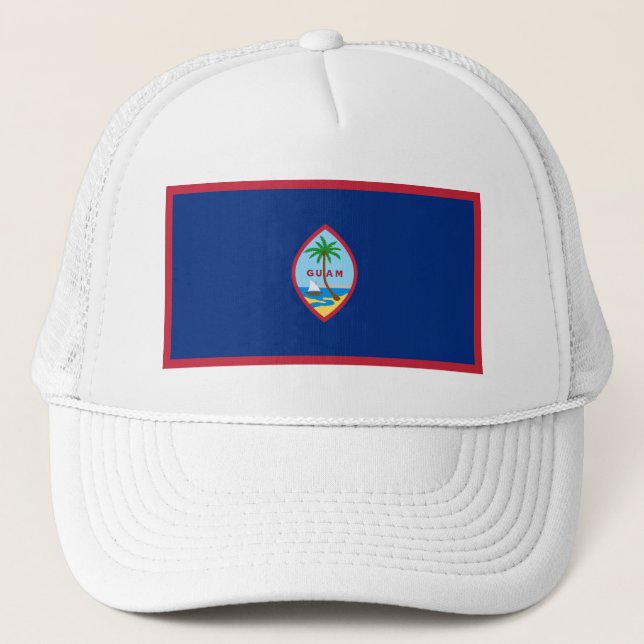 Guam Flag Trucker Hat (Front)