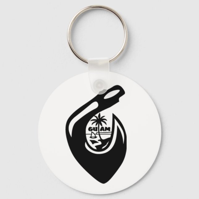 Guam hook key chain (Front)