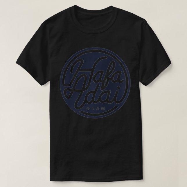 Guam Islander Hafa Adai Chamorro Front  Back Print T-Shirt (Design Front)