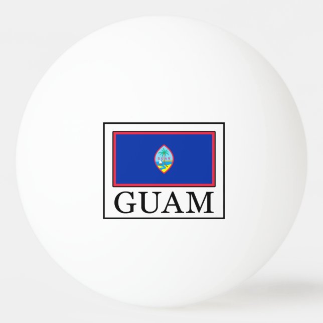 Guam Ping Pong Ball (Front)