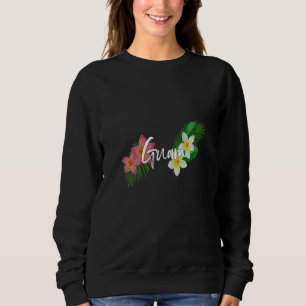 Guam plumeria flowers Premium Sweatshirt