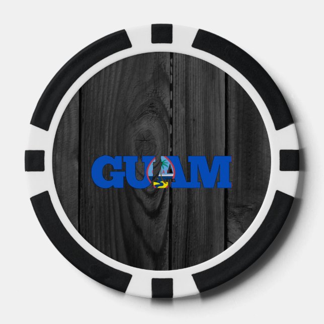 Guam Poker Chips (Front)