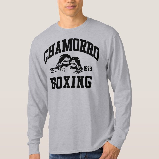 GUAM RUN 671 Chamorro Boxing T-Shirt (Front)