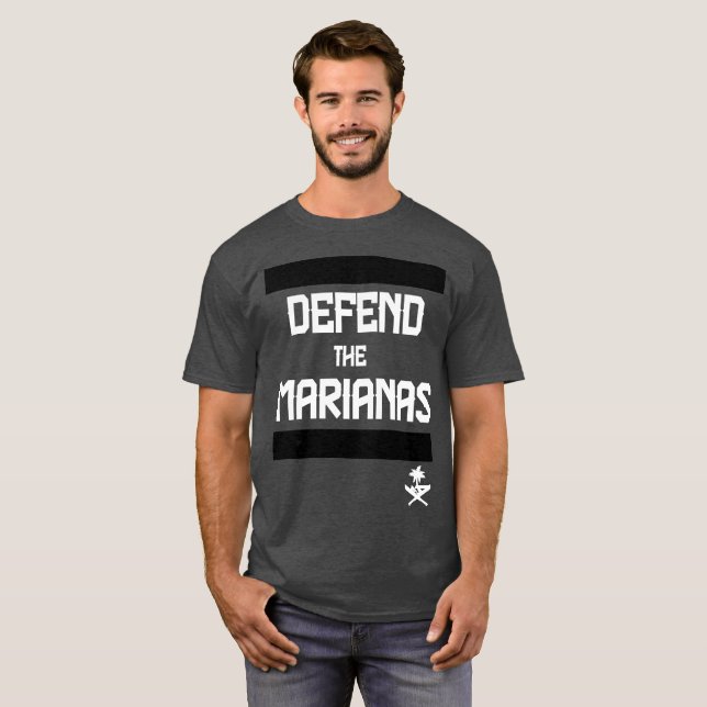 GUAM RUN 671 Defend the Marianas T-Shirt (Front Full)