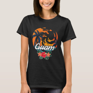 Guam Tropical Paradise Coconut Tree Shirt