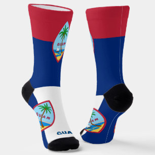 Guamanian Flag Patriotic, Guam, USA State Premium Socks