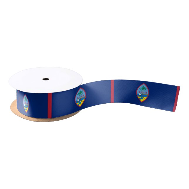 Guamanian flag ribbon satin ribbon (Spool)