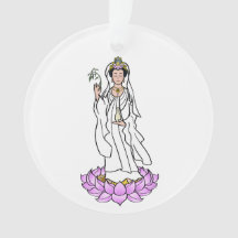 Guan Yin Bodhisattva on Lotus 