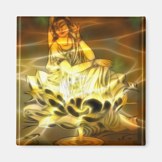 Guan Yin Energy Magnet (Front)