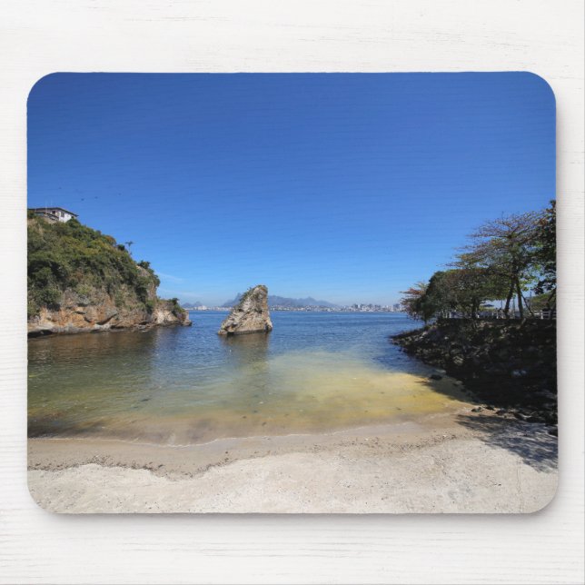 Guanabara Bay In Rio De Janeiro Mouse Pad (Front)