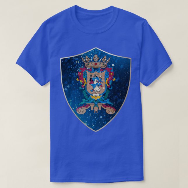 Guanajuato Flag Shield  T-Shirt (Design Front)