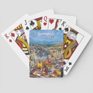 Guanajuato, Mexico - Colorful Cityscape Playing Cards