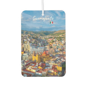 Guanajuato, Mexico - Colourful Cityscape Car Air Freshener
