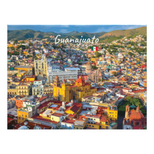 Guanajuato, Mexico - Colourful Cityscape Photo Print