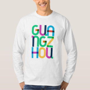 Guangzhou China Pop Art Letters T-Shirt