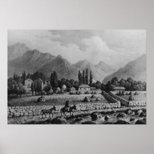 Guanta , from 'Historia de Chile', 1854 Poster