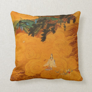 Guanyin in the Tidal Sound cave Cushion
