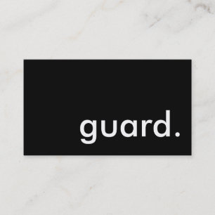 guard. business card