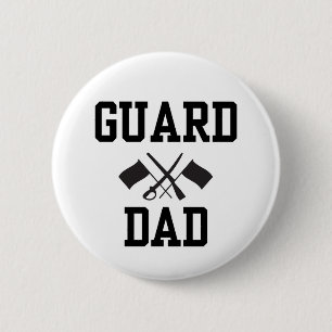 Guard dad 6 cm round badge