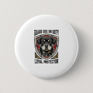 Guard Dog Shirt Vintage Engraved Protector Art_1 6 Cm Round Badge
