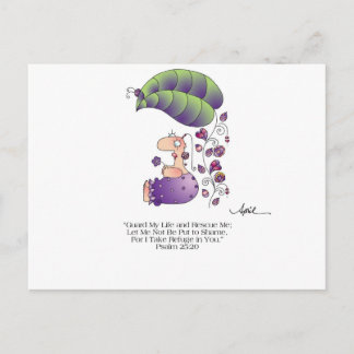 GUARD MY LIFE Postcard by April McCallum