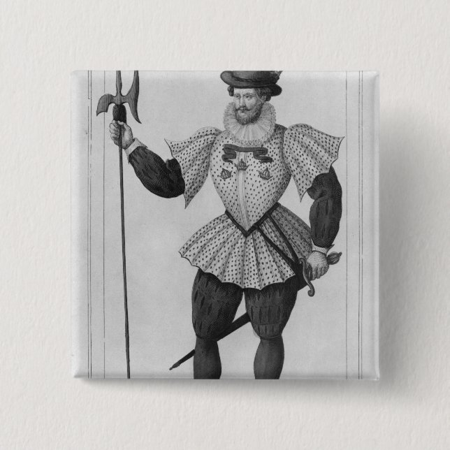 Guard of the provostship of Paris 15 Cm Square Badge (Front)