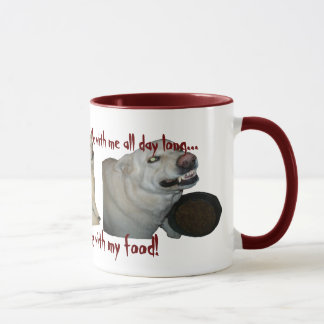Guard The Food Bowl  Mug