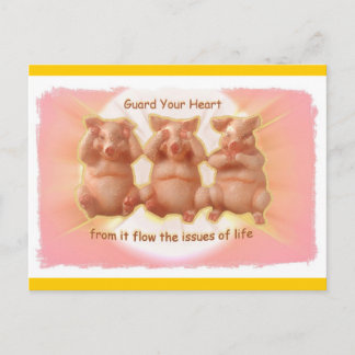 Guard Your Heart Postcard