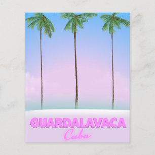 Guardalavaca Cuban vintage travel poster