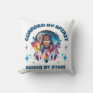 Guarded by Spirit, Guided by Stars Cushion