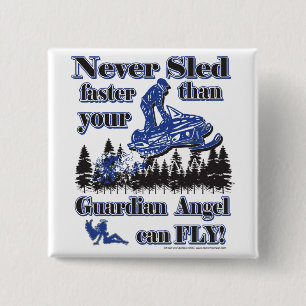 Guardian-Angel 15 Cm Square Badge