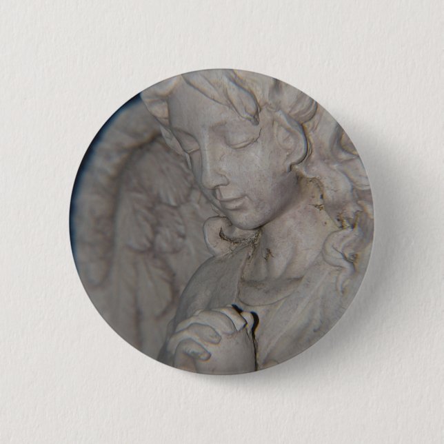 Guardian Angel 6 Cm Round Badge (Front)