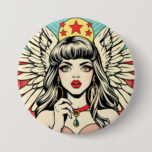 Guardian Angel 7.5 Cm Round Badge