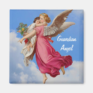 Guardian Angel And Child Inspirational Magnet