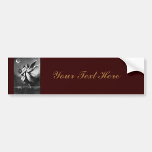 Guardian Angel At Night Bumper Sticker