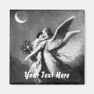 Guardian Angel At Night Magnet