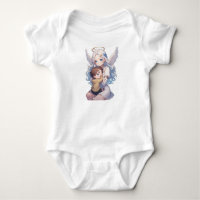 Guardian Angel Baby Boy Bodysuit