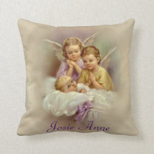 Guardian Angel Baby Clouds Customise Cushion
