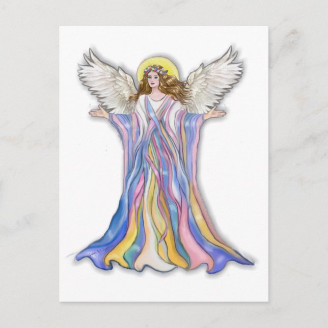 Guardian Angel Blessing Postcard (Front)