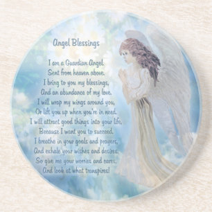 Guardian Angel Blessings Coaster