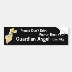 Guardian Angel Bumper Sticker