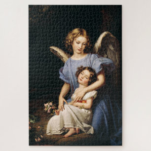 Guardian angel by Joseph Karl Stieler Jigsaw Puzzle