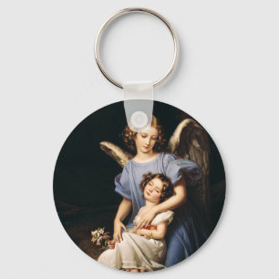 Guardian angel by Joseph Karl Stieler Key Ring