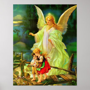 Guardian Angel by the Bridge Poster 01