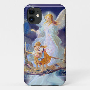 Guardian Angel, Children and Bridge iPhone 11 Case