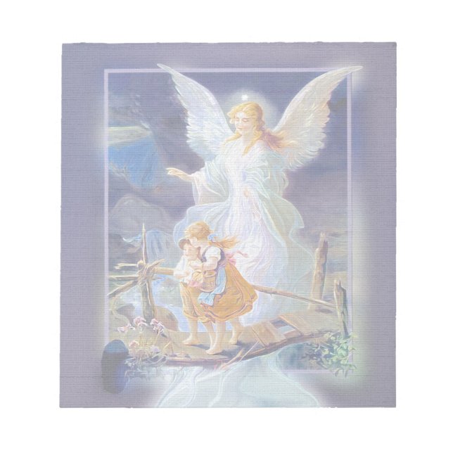 Guardian Angel, Children and Bridge Notepad (Front)