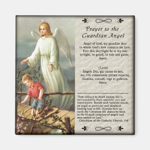 Guardian Angel Custom Fridge Magnet